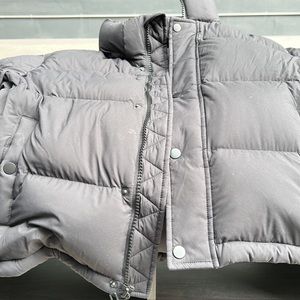 Small TNA Superpuff shorty coat barely warn